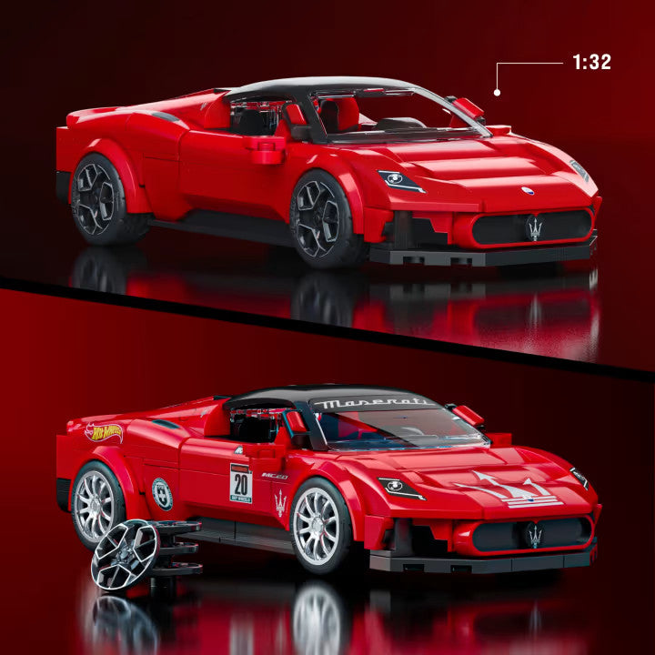 Mattel Brick Shop Hot Wheels Maserati MC20