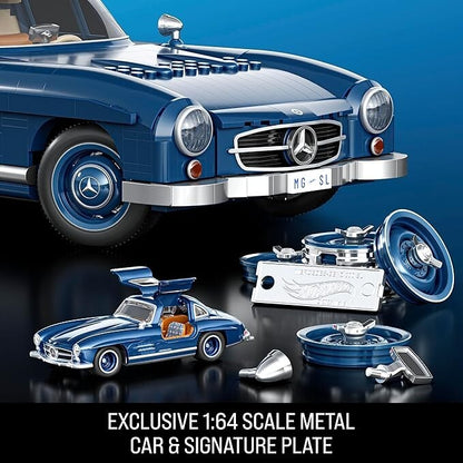 Mattel Brick Shop  Hot Wheels Mercedes-Benz 300 SL Building Set